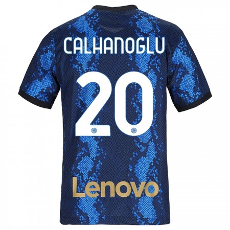 Billiga Fotbollströjor Inter Milan Hakan Calhanoglu 20 Hemma tröja 2021/22 Kortärmad